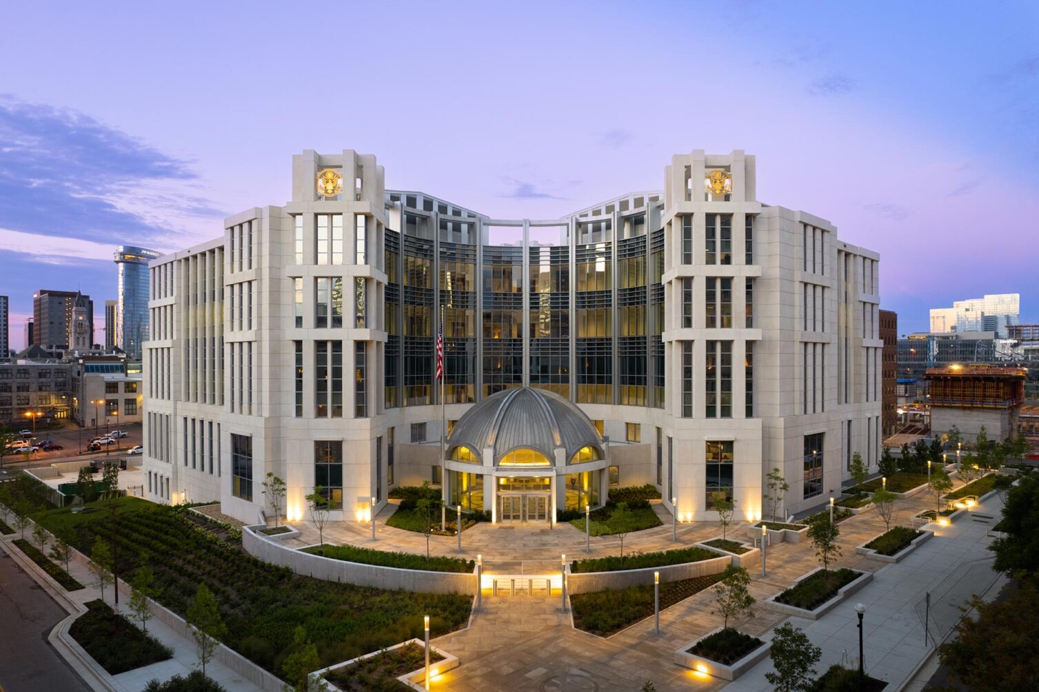 Nashville architectural photographer Ford Photographs Fred Thompson Federal Courthouse August 06 2022 001