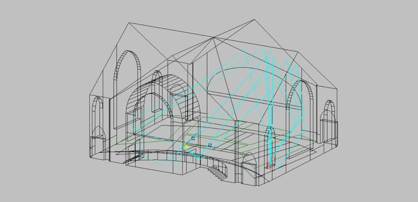 acoustics raytracing mock-up