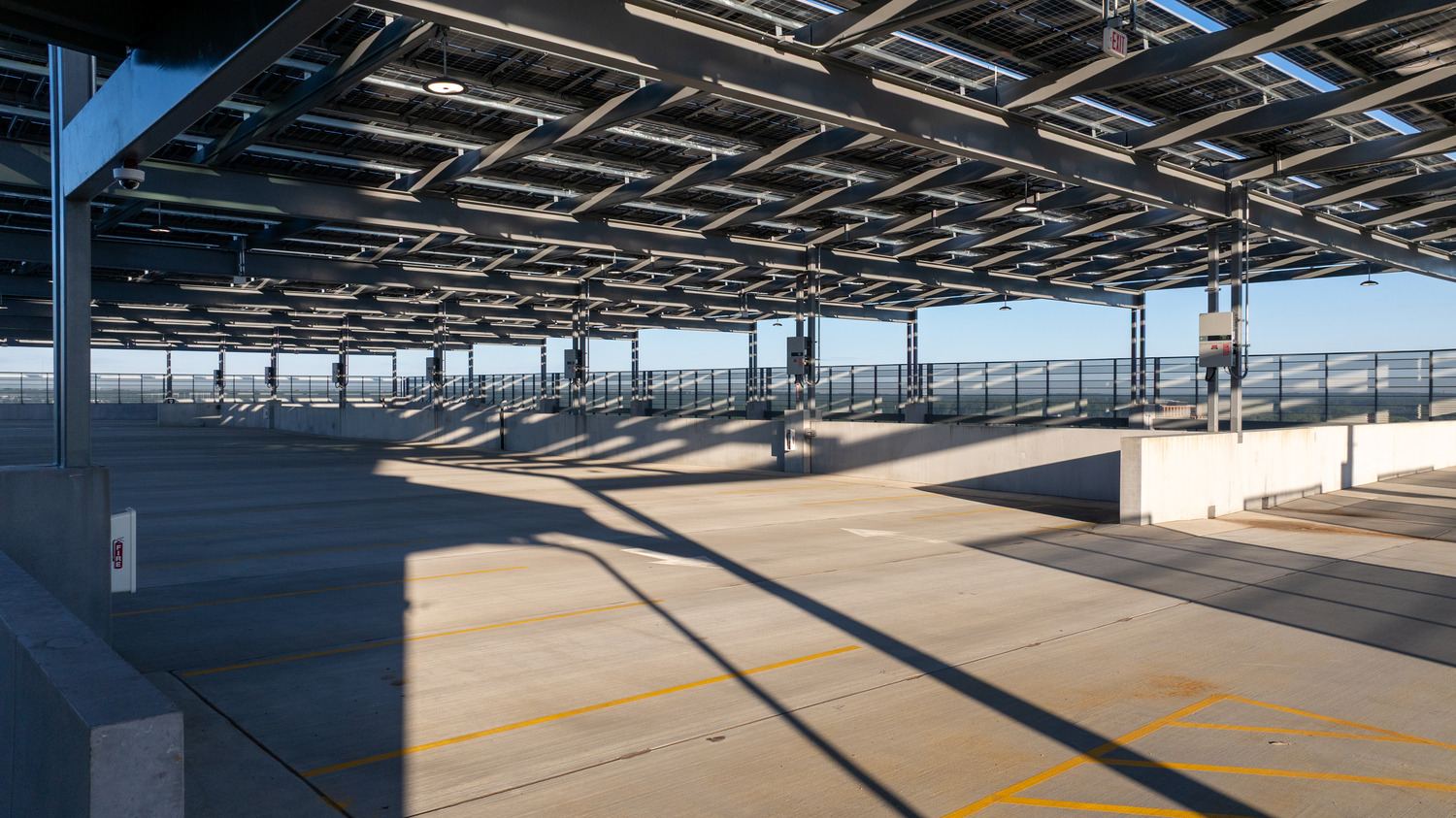 NC DHHS Parking Solar Panels