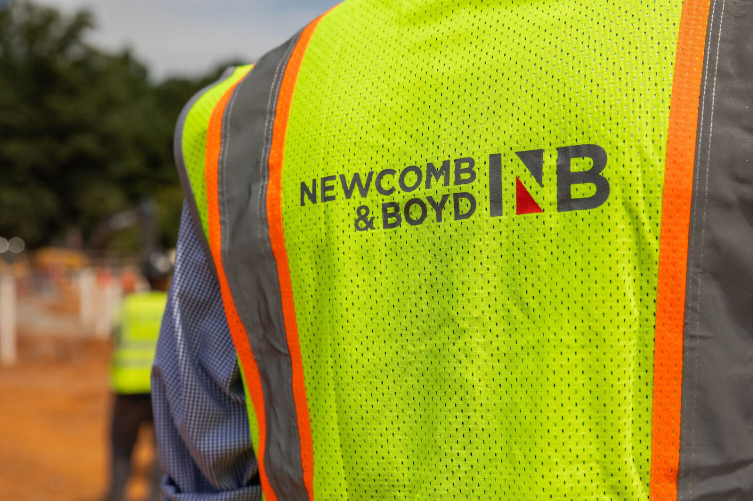 Newcomb & Boyd construction site logo jersey